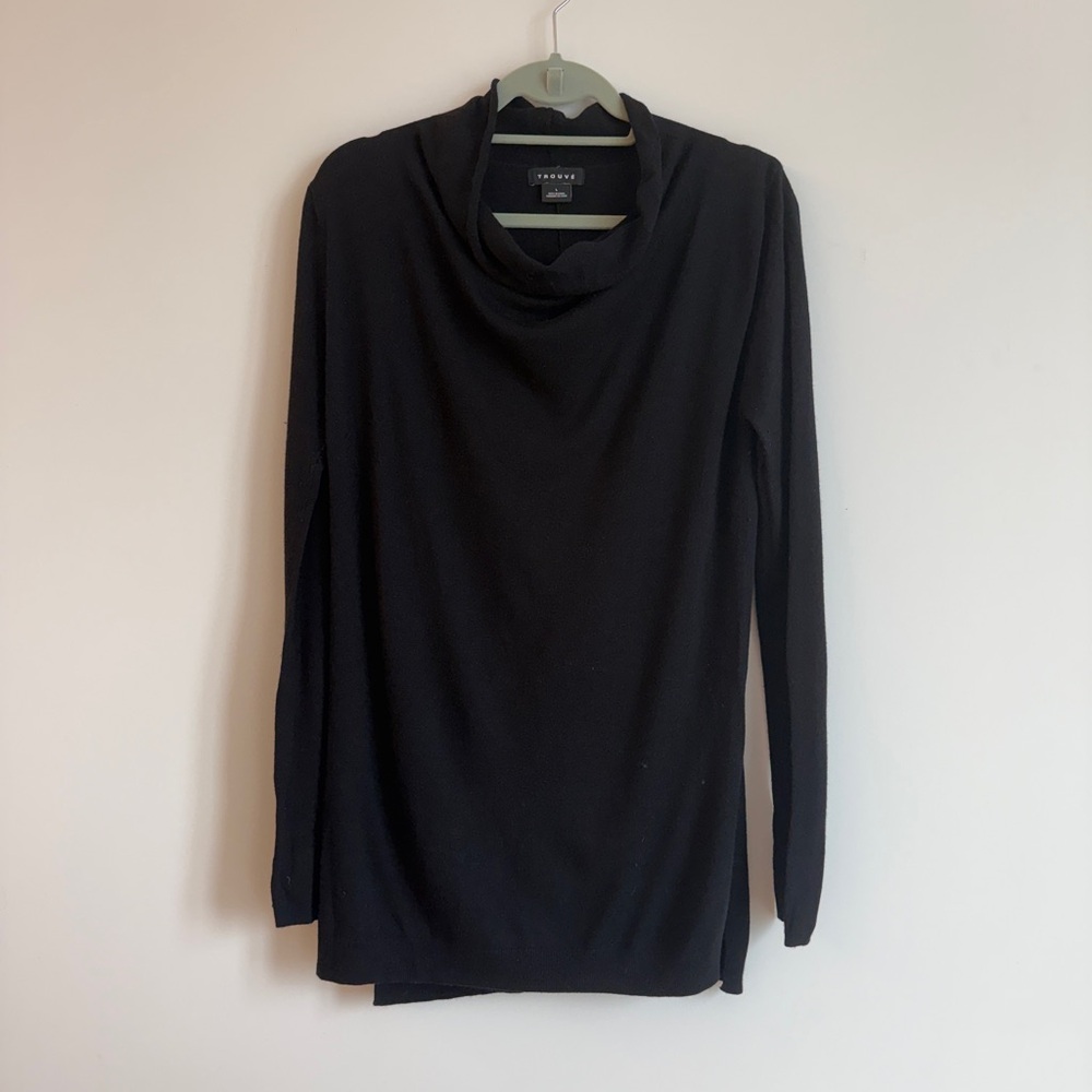 Black Trouvé sweater 10% Angora Rabbit Hair - Picture 6 of 7